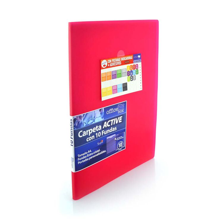 Carpeta 10 fundes A4 Office Box