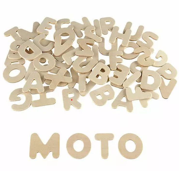 Letras Mayúsculas de madera