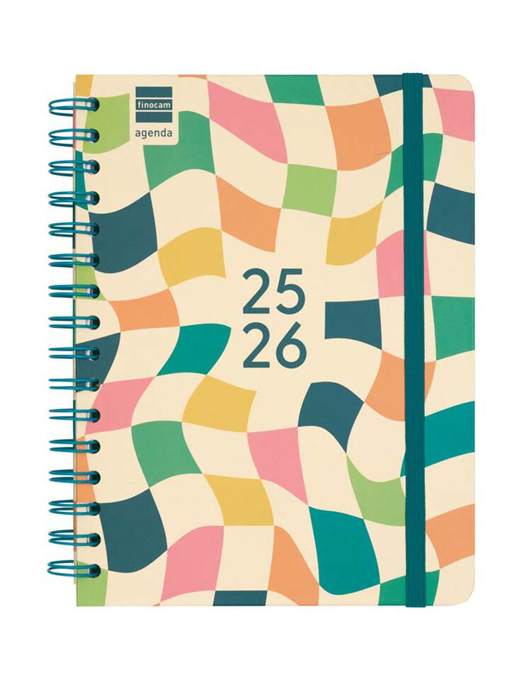 Agenda Finocam escolar Cosmo 1/4  setm/vista cat 2025-26 kai
