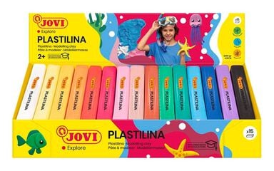 Plastilina Jovi vegetal 150g 15 colors