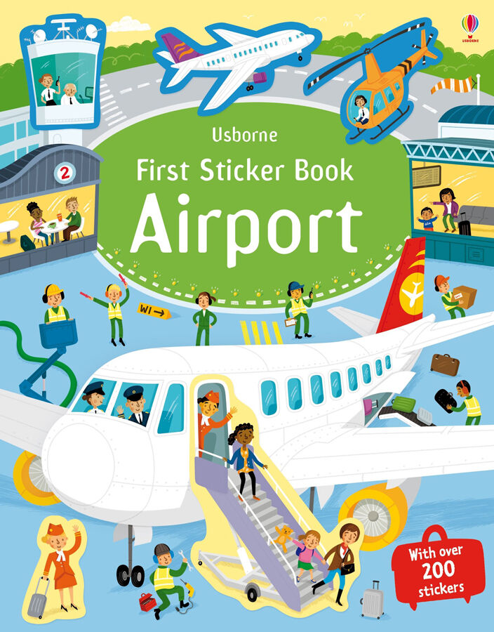 First sticker book airport