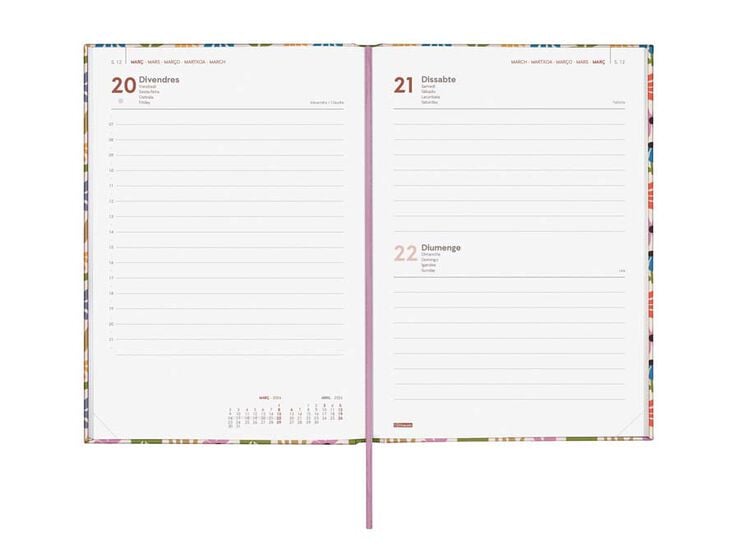 Agenda Finocam Porto DS Y10 día/pág cat 2026 Camila