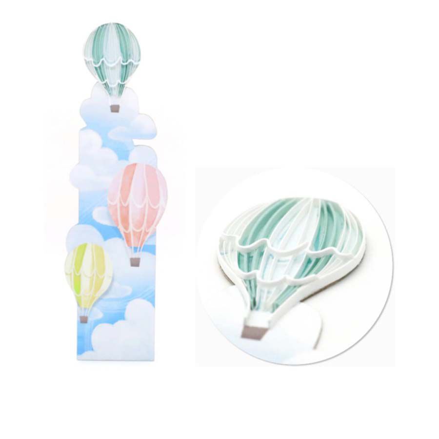 Punto de Libro Origamo Globos aerost&aacute;ticos