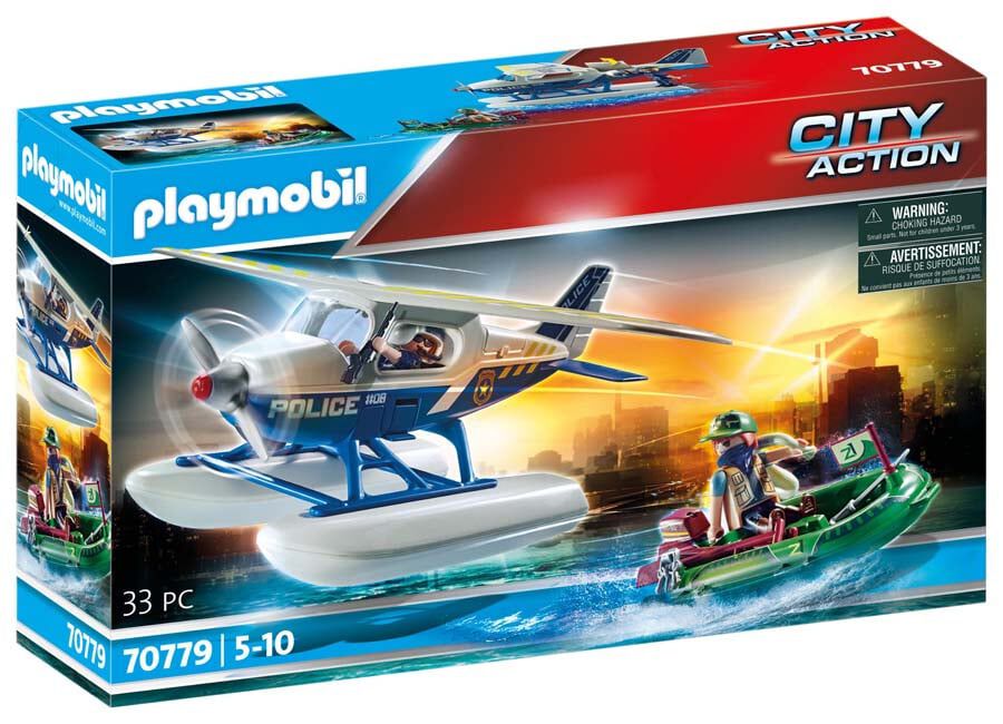 Playmobil City Action Polic&iacute;a hidroavi&oacute;n persecuci&oacute;n 70779