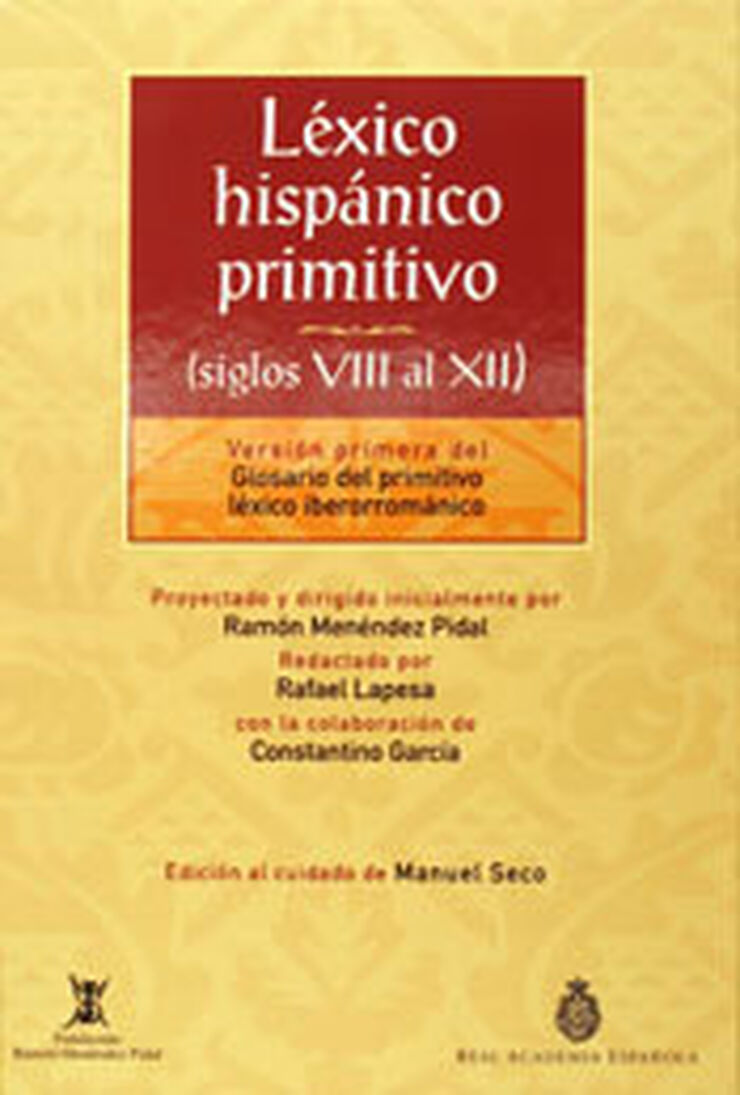 Léxico hispánico primitivo