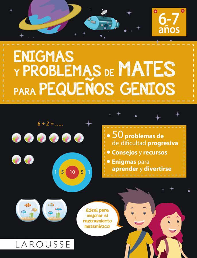 Enigmas y problemas de mates para peque&ntilde;os genios (6-7 a&ntilde;os)