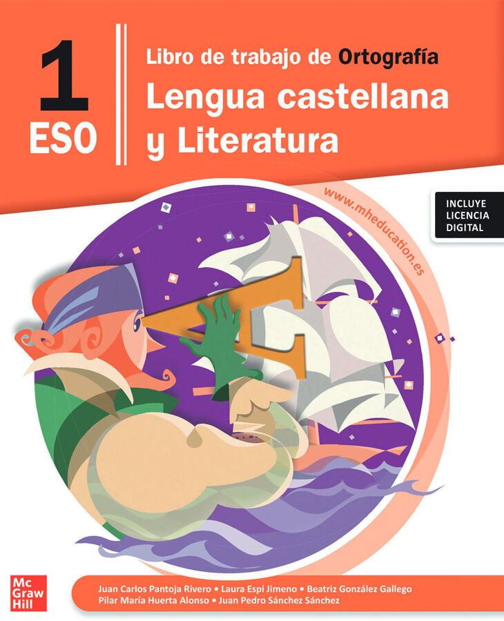 Lengua castellana y Literatura 1&ordm; ESO. Libro de trabajo de Ortograf&iacute;a