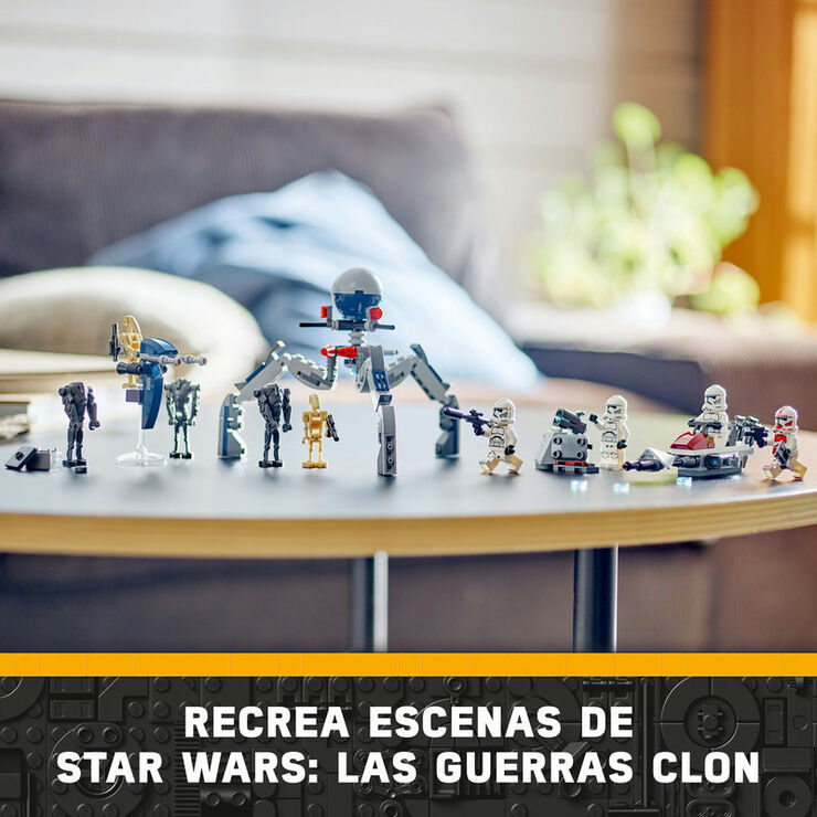 LEGO®  Star Wars TM Pack de Combate: Soldado Clon y Droide de Combate 75372
