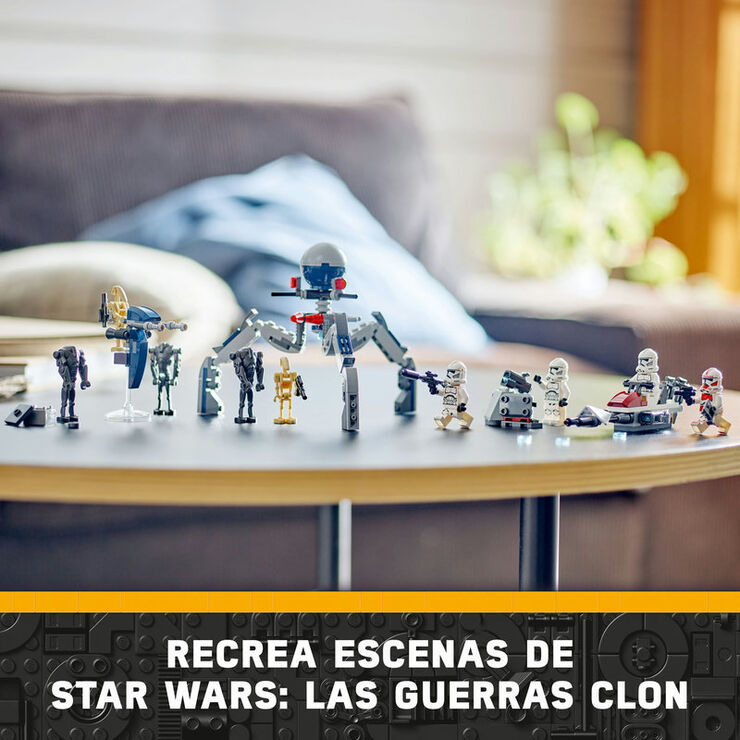 LEGO® Star Wars TM Pack de Combate: Soldado Clon y Droide de Combate 75372