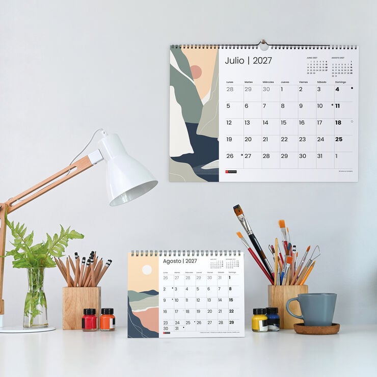 Calendario Miquelrius Mesa A5 Castellano Cims 2027
