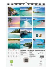 Calendario pared Finocam 25x40 2026 Paisajes Paraíso catalán