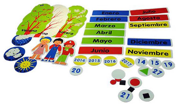 Calendario Magnético 600x550 mm Castellano Henbea