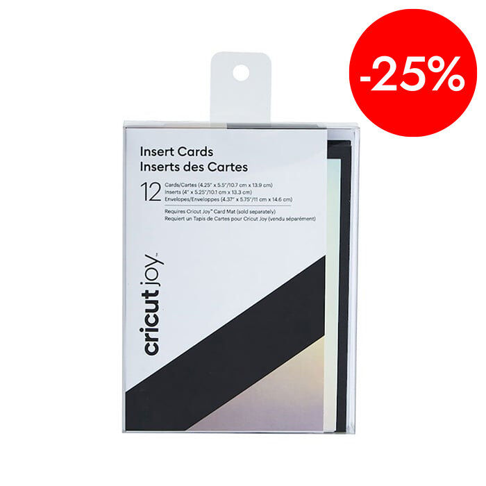 Joy Targetes negre i plata 12u