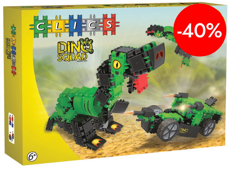 Clics Dino Squad Clics Caja Dinosaurios 6 en 1