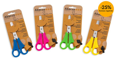 Tijera escolar Abacus 13cm