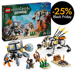 LEGO® Horizon Aloy y Varl vs. Cangrejo y Dientes Serrados 77037