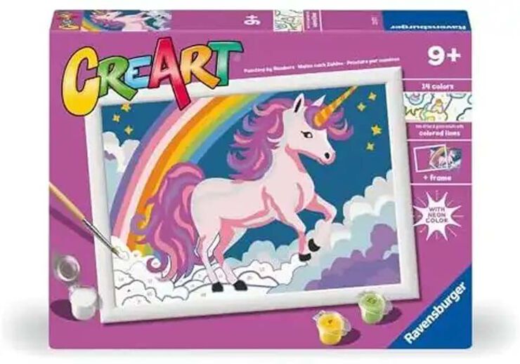 Creart S&egrave;rie D Unicorn Ne&oacute; Rosa