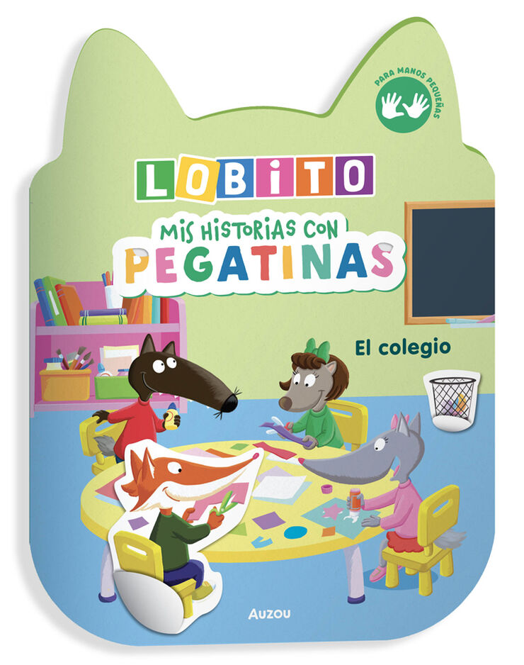 Mis historias con pegatinas de Lobito. El colegio