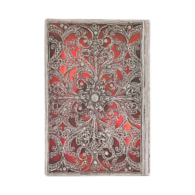 Agenda Paperblanks Flexi Granat Mini apaïsada setm/vista cas 2026