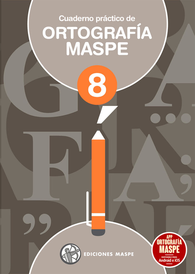 Cuaderno práctico de ortografía maspe 8