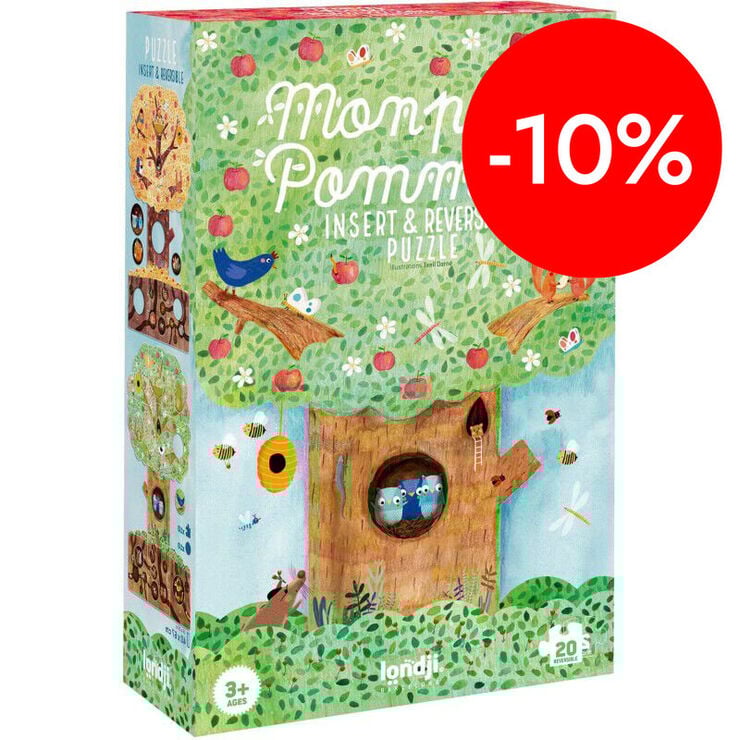 Puzle 21 piezas Mon Petit Pommier Reversible