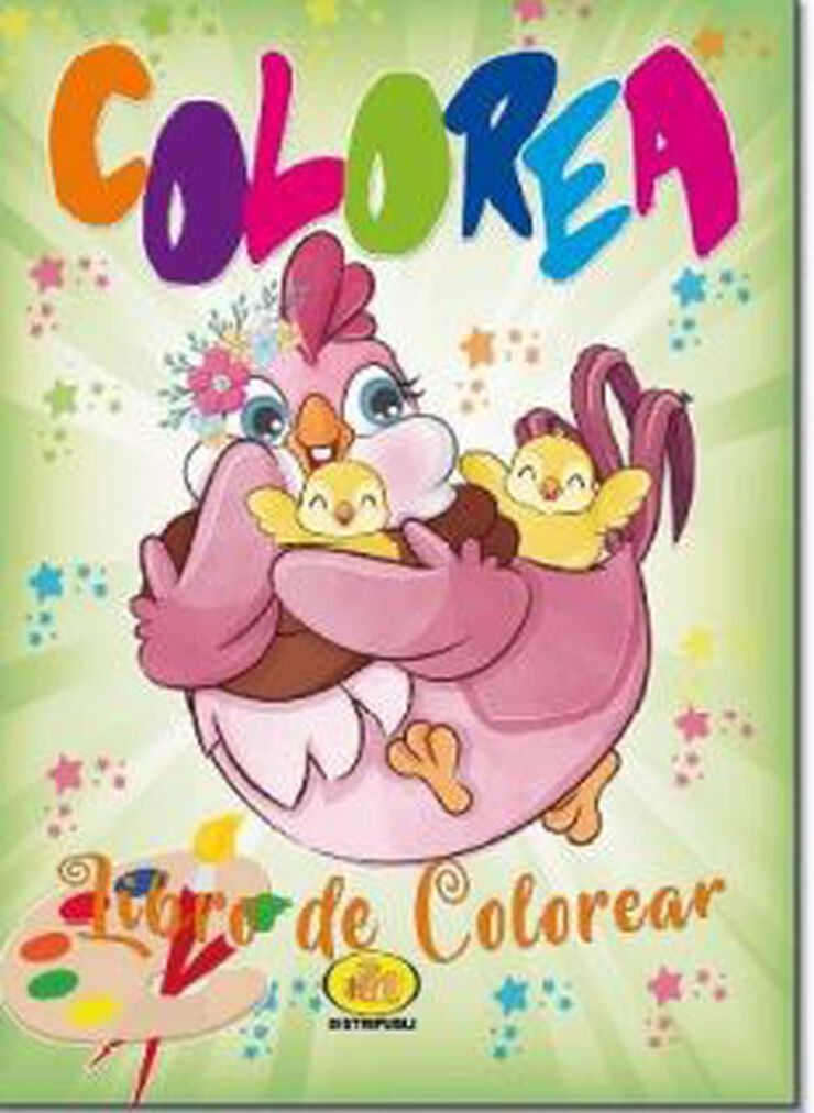 Colorea la gallina