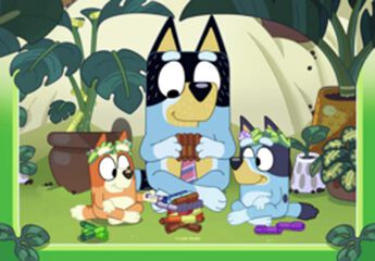 Puzle 2 x 24 piezas Bluey