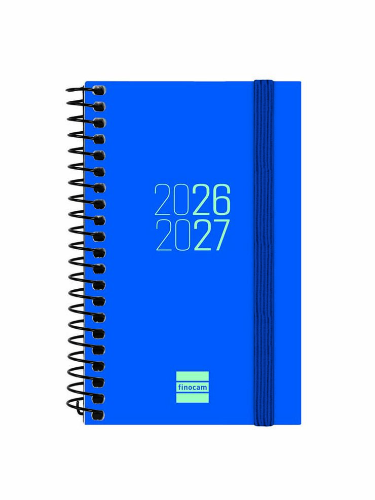 Agenda Escolar Finocam Esp.E3 Sem/Vista Catal&aacute;n 2026-27 Azul
