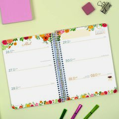 Agenda Finocam 16M Cloe E10 Sem/Vista Catal&aacute;n 2026-27 Rosa