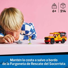 LEGO® LEGO City Furgoneta de Rescate del Socorrista 60453
