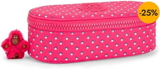 Estuche Kipling Oval rosa