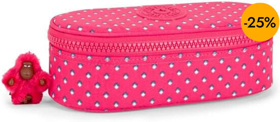Estuche Kipling Oval rosa
