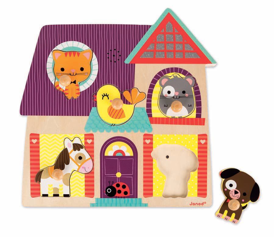 Encaje Sonoro Casita de Animales