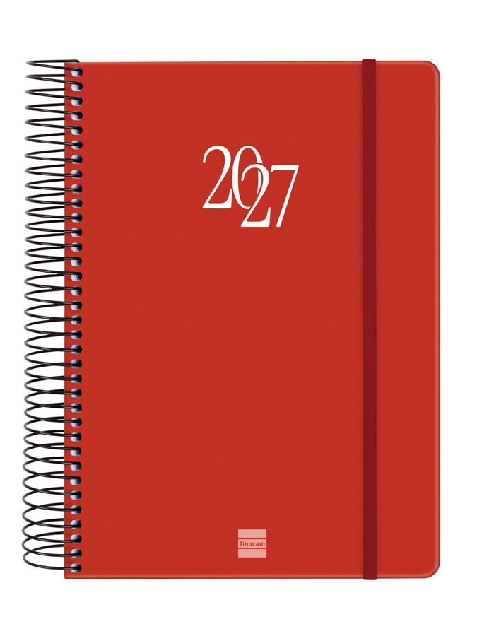 Agenda Finocam My D&iacute;a P&aacute;gina 2027 Catal&aacute;n Rojo