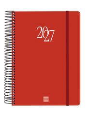 Agenda Finocam My D&iacute;a P&aacute;gina 2027 Catal&aacute;n Rojo