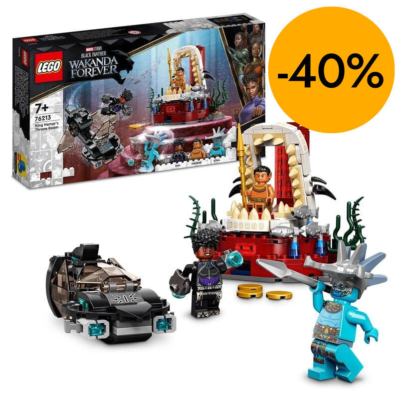 LEGO&reg; Marvel Sala TroNo Rey Namor 76213
