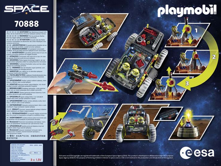 Playmobil Space Expedición en Marte con vehículos 70888