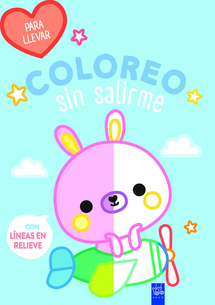 Coloreo sin salirme-Para llevar. Conejo