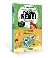 Aprèn a llegir amb l'Agència REMEI (Resolem Enigmes i Misteris Estranys i Intrigants) - Agència REMEI: Pack amb els llibres 1 i 2: Amb lletra MAJÚSCU Aprèn a llegir amb l'Agència REMEI (Resolem Enigmes i Misteris Estranys i Intrigants) - Agència REMEI: Pack amb els llibres 1 i 2: Amb lletra MAJÚSCU