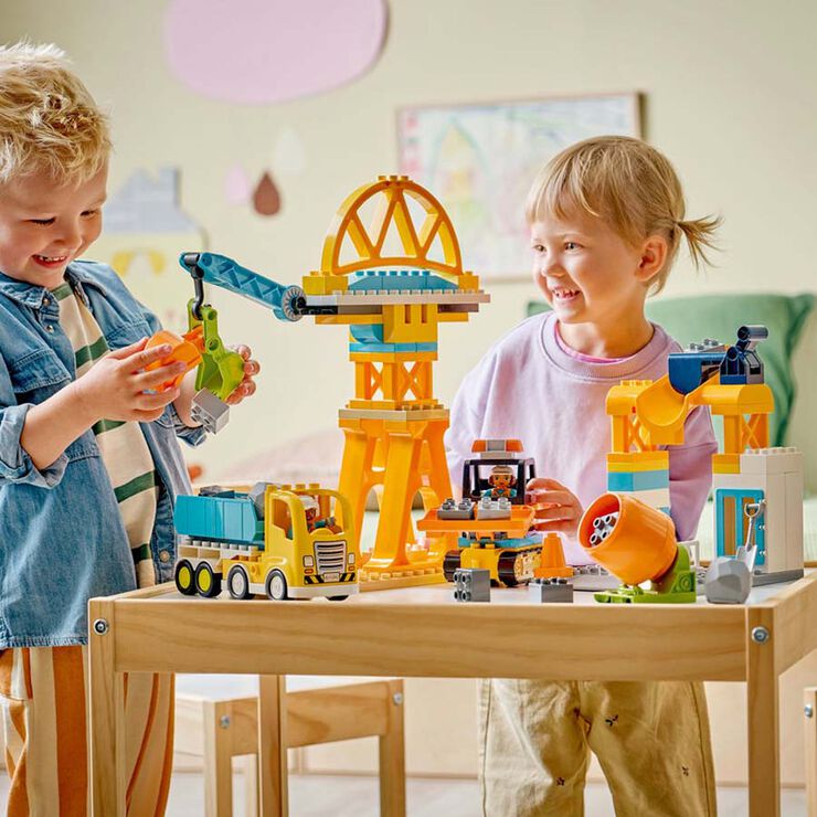 LEGO® DUPLO Town Obra y Vehículos de Construcción “3 en 1” 10476