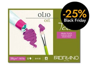 Bloc Fabriano Tela para Óleo 10 hojas