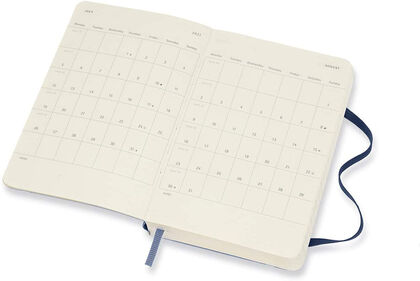 Agenda anual Moleskine Soft Pocket 2021 Inglés Día Azul Agenda anual Moleskine Soft Pocket 2021 Inglés Día Azul