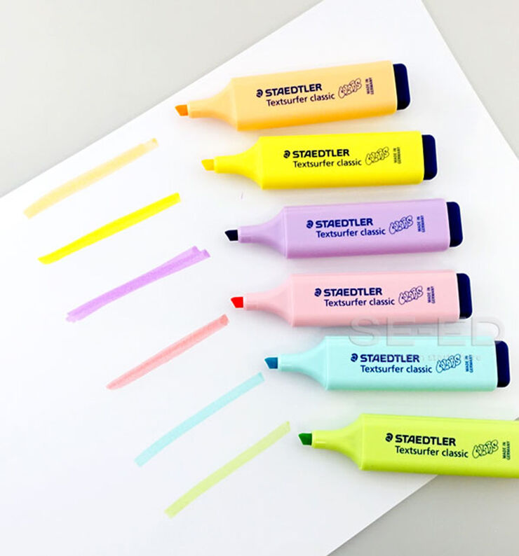 Marcadores Staedtler Vintage Pastel 6 colores