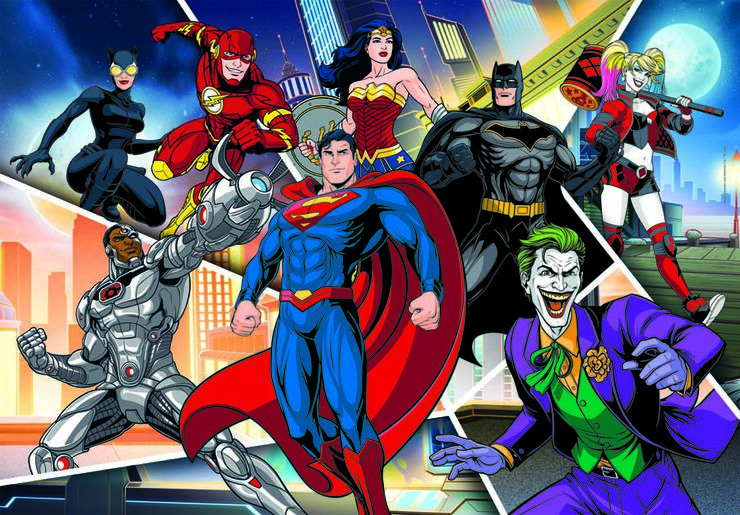 Puzle 104 piezas DC Comics