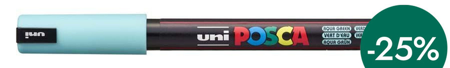 Rotulador Posca PC-1MR 0,7mm verde marino