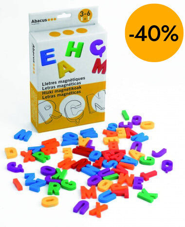 Letras magn&eacute;ticas may&uacute;sculas Abacus