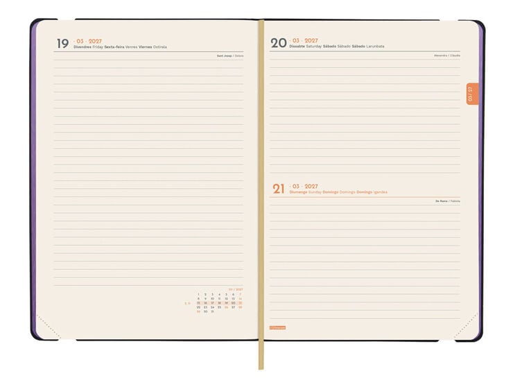 Agenda Finocam Joy D&iacute;a P&aacute;gina 2027 Catal&aacute;n Fiona