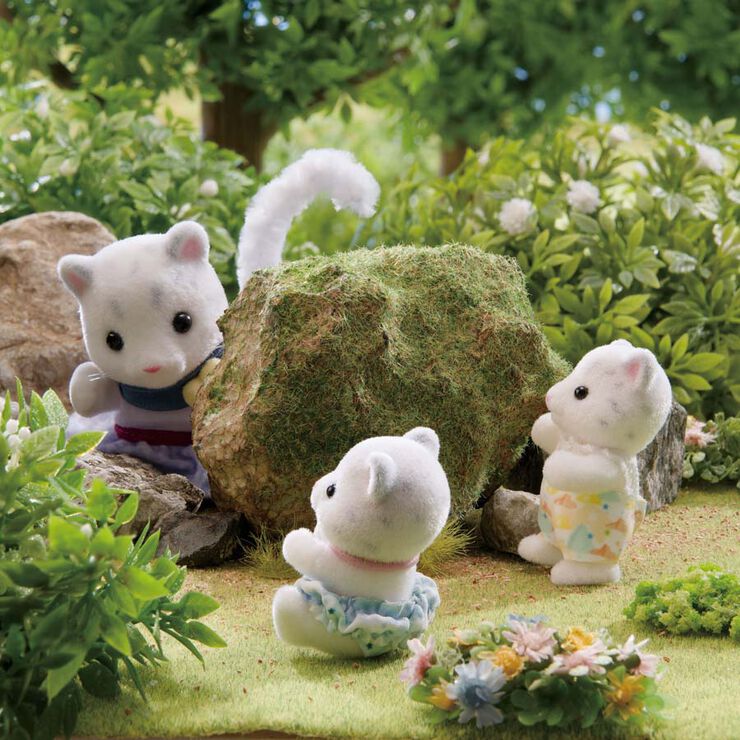 Familia de Leopardos de las Nieves - Sylvanian Families