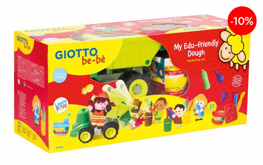 Set modelar Cami&oacute;n Reciclaje Giotto Be-B&egrave;