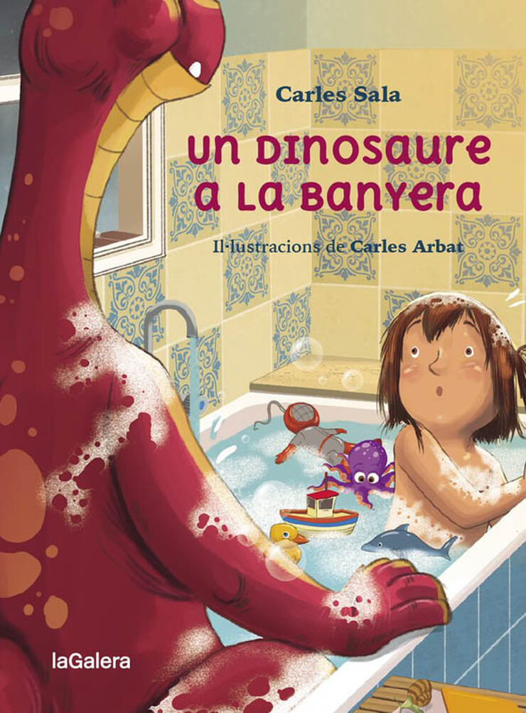 Un dinosaure a la banyera